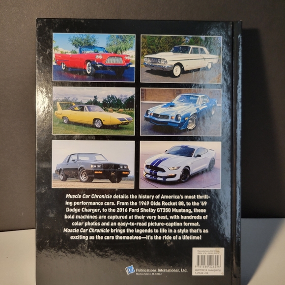 Muscle Car Chronicle Book Hard Cover Colletable Hot Rod Race Car - Picture 8 of 8